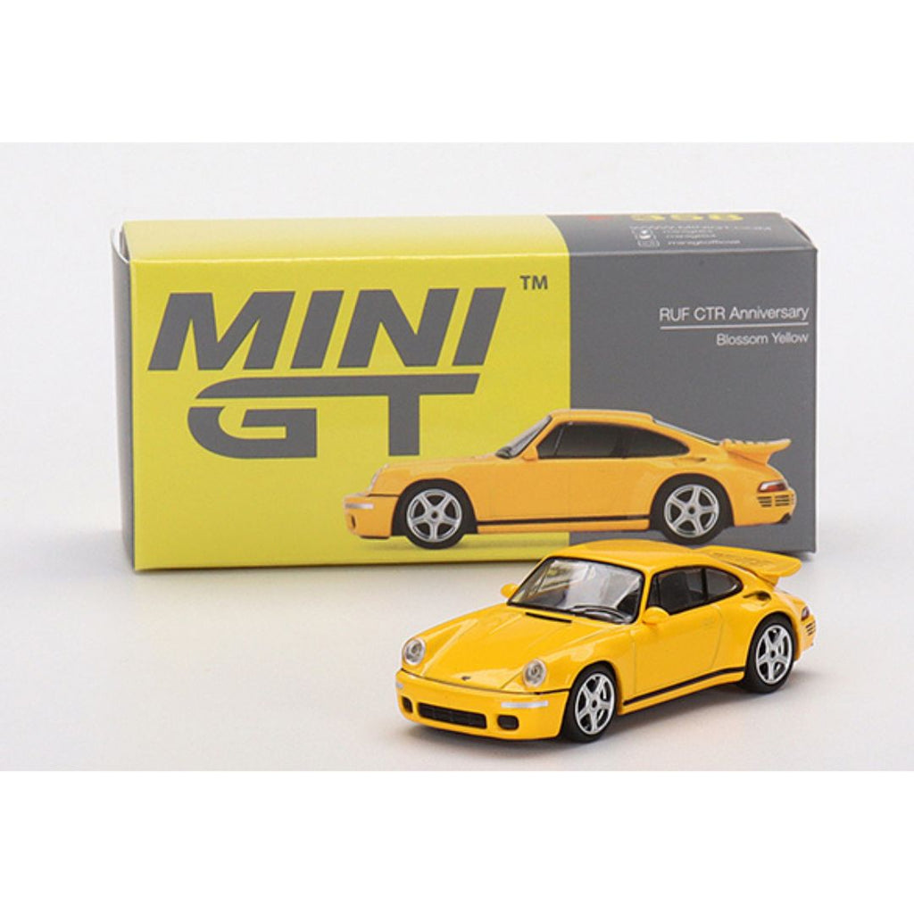 Mini GT RUF CTR Anniversary Blossom Yellow - 1:64 Die-Cast Scale Model