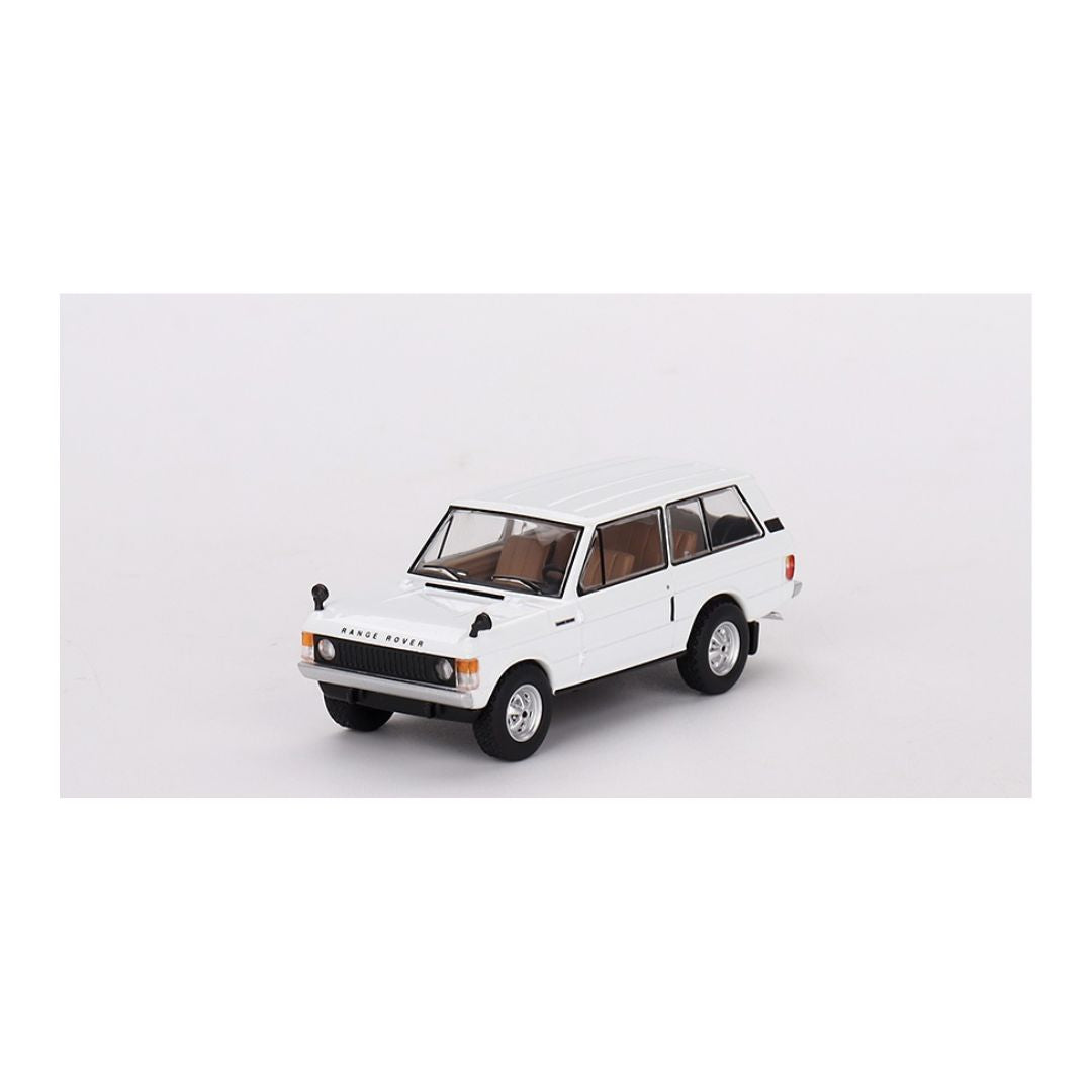 Mini GT Range Rover Davos White (1:64) Die-Cast Scale Model