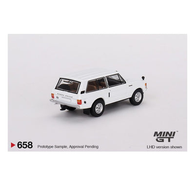 Mini GT Range Rover Davos White (1:64) Die-Cast Scale Model