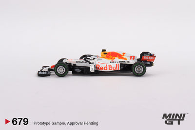 Mini GT Red Bull RB16B #11 Sergio Pérez 2021 Turkish Grand Prix 3rd Place 1:64