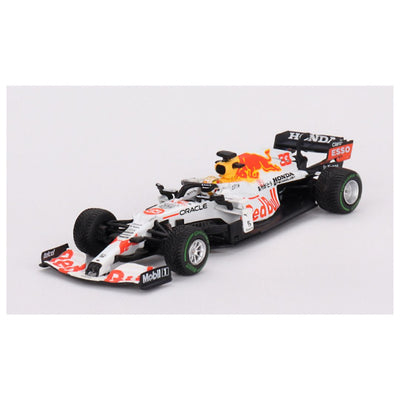 Mini GT Red Bull RB16B #33 Max Verstappen 2021 Turkish Grand Prix 2nd Place 1:64