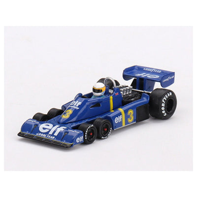 Mini GT Tyrrell P34 #3 Jody Scheckter 1976 Swedish GP Winner