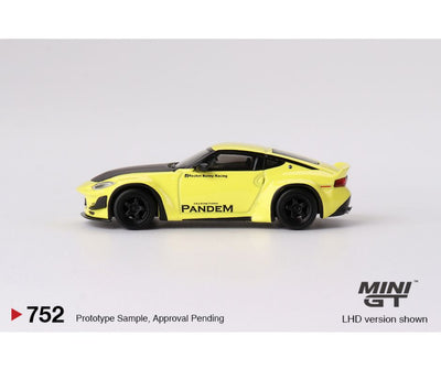 Mini GT #752: Nissan Z Pandem Ikazuchi Yellow