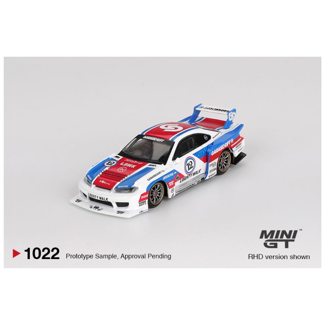 ミニカー MINIGT LIBERTY WALK S15 SILVIA 2021Drift Mini GT 1/64 Nissan LB-Super Silhouette S15 SILVIA #555 Team MINI