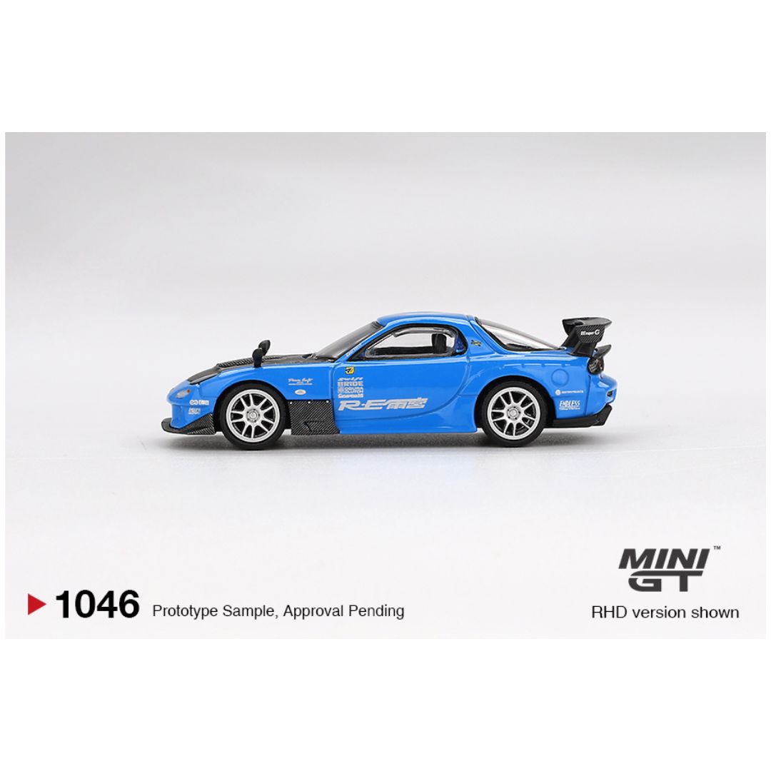 Mini GT #1046: Mazda RX-7 RE-Amemiya 20B NA 3ROTOR-7 “Ama-san Go