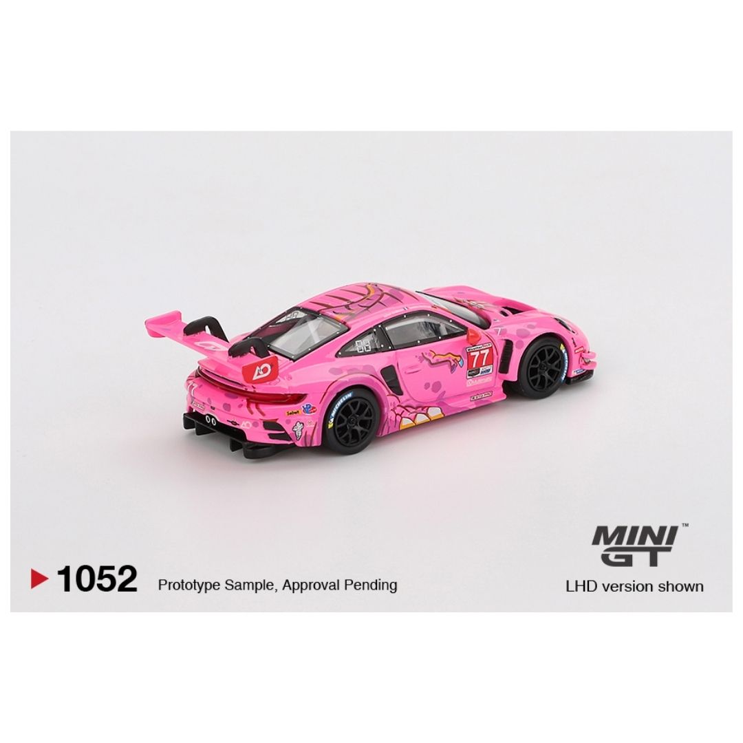 Mini GT #1052: Porsche 911 GT3 R #77 AO Racing 2024 IMSA Road