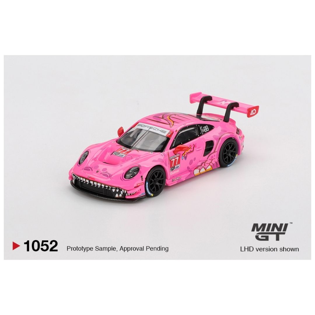 Mini GT #1052: Porsche 911 GT3 R #77 AO Racing 2024 IMSA Road