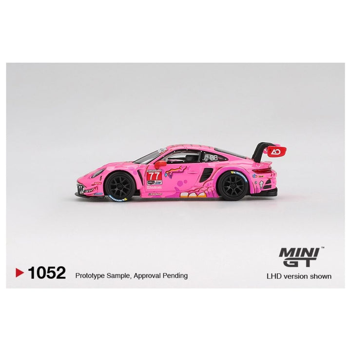 Mini GT #1052: Porsche 911 GT3 R #77 AO Racing 2024 IMSA Road