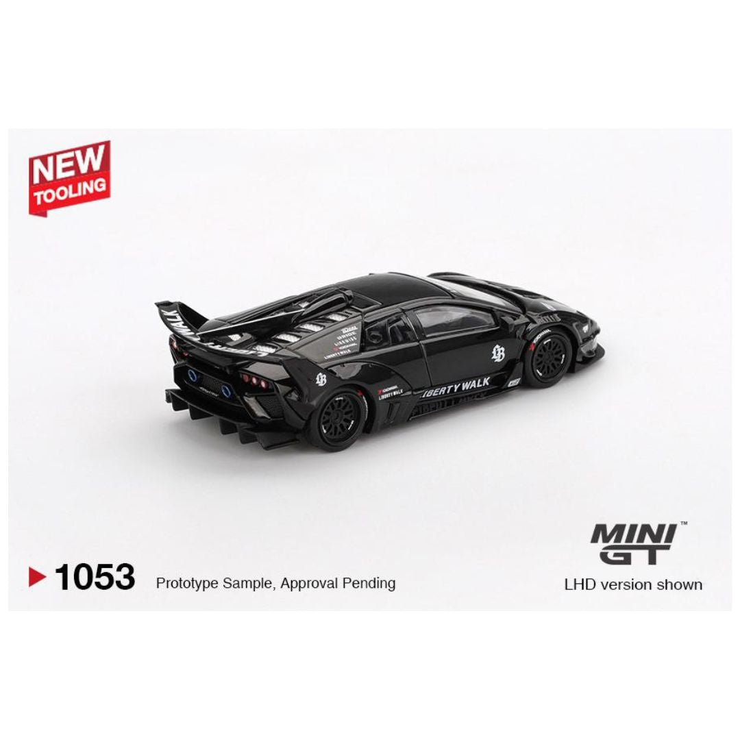 Mini GT #1053: Lamborghini LB-Silhouette WORKS MURCIELAGO GT Evo Black
