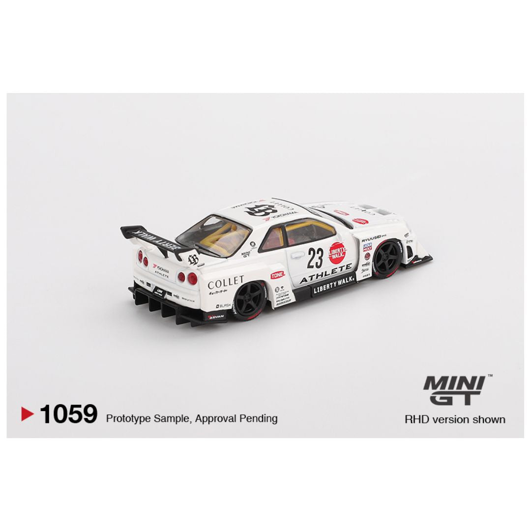 Mini GT #1059: Nissan LB-ER34 Super Silhouette ATHLETE/COLLET
