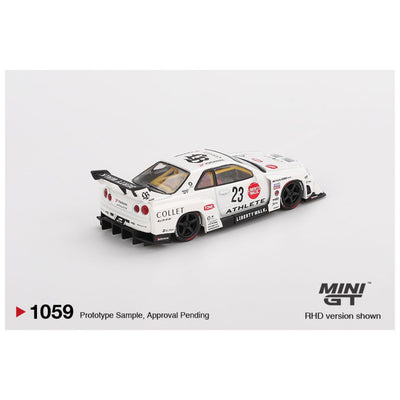 Mini GT #1059: Nissan LB-ER34 Super Silhouette ATHLETE/COLLET