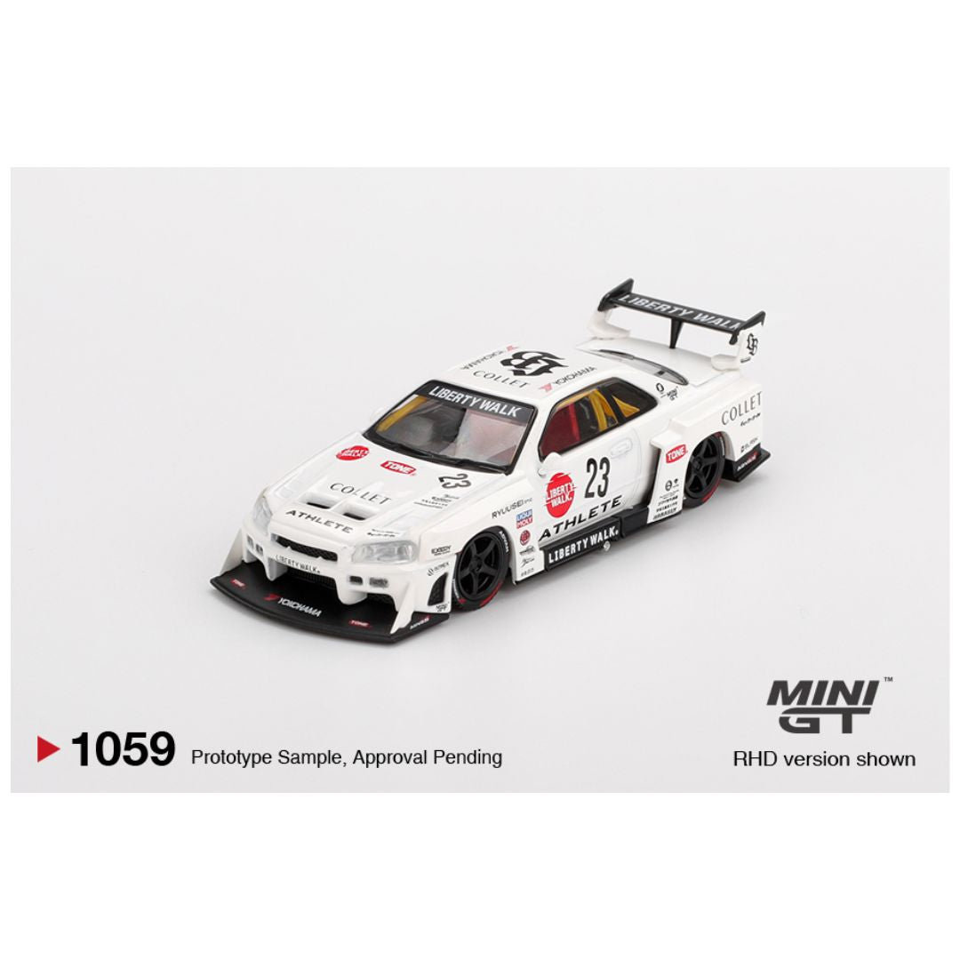 Mini GT #1059: Nissan LB-ER34 Super Silhouette ATHLETE/COLLET