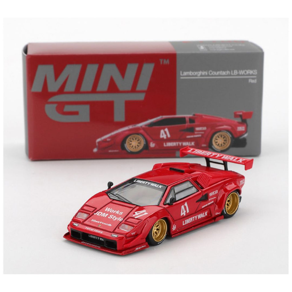 Mini GT #1100: Lamborghini Countach LB-WORKS Red