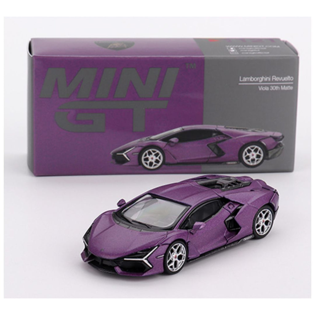 Mini GT #1121: Lamborghini Revuelto Viola 30th Matte
