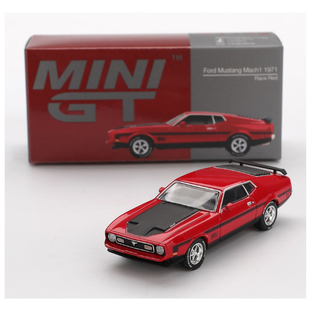 Mini GT #1122: Ford Mustang Mach1 1971 Race Red