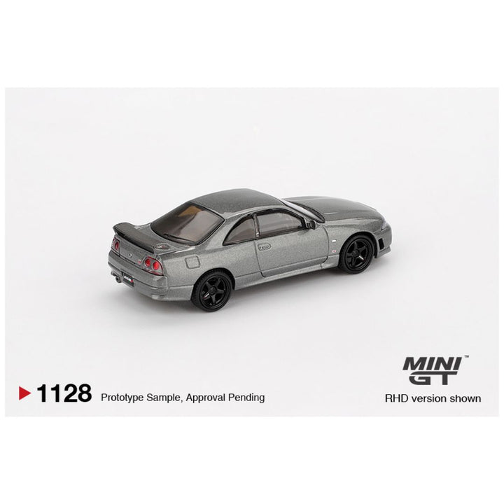 Mini GT #1128: NISSAN Skyline GT-R Dark Metal Gray (NISMO BCNR33