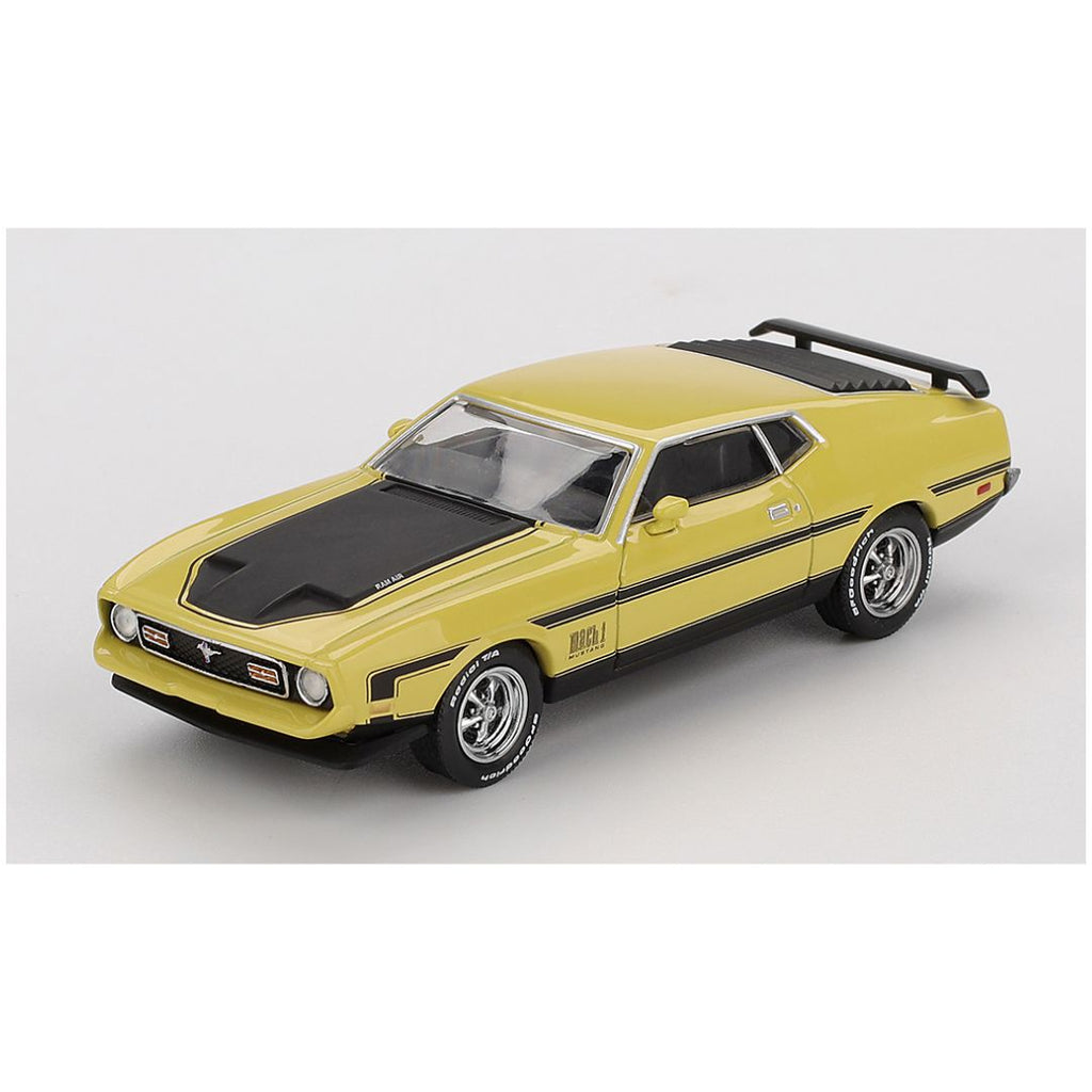 Mini GT #1139: Ford Mustang Mach1 Grabber Yellow