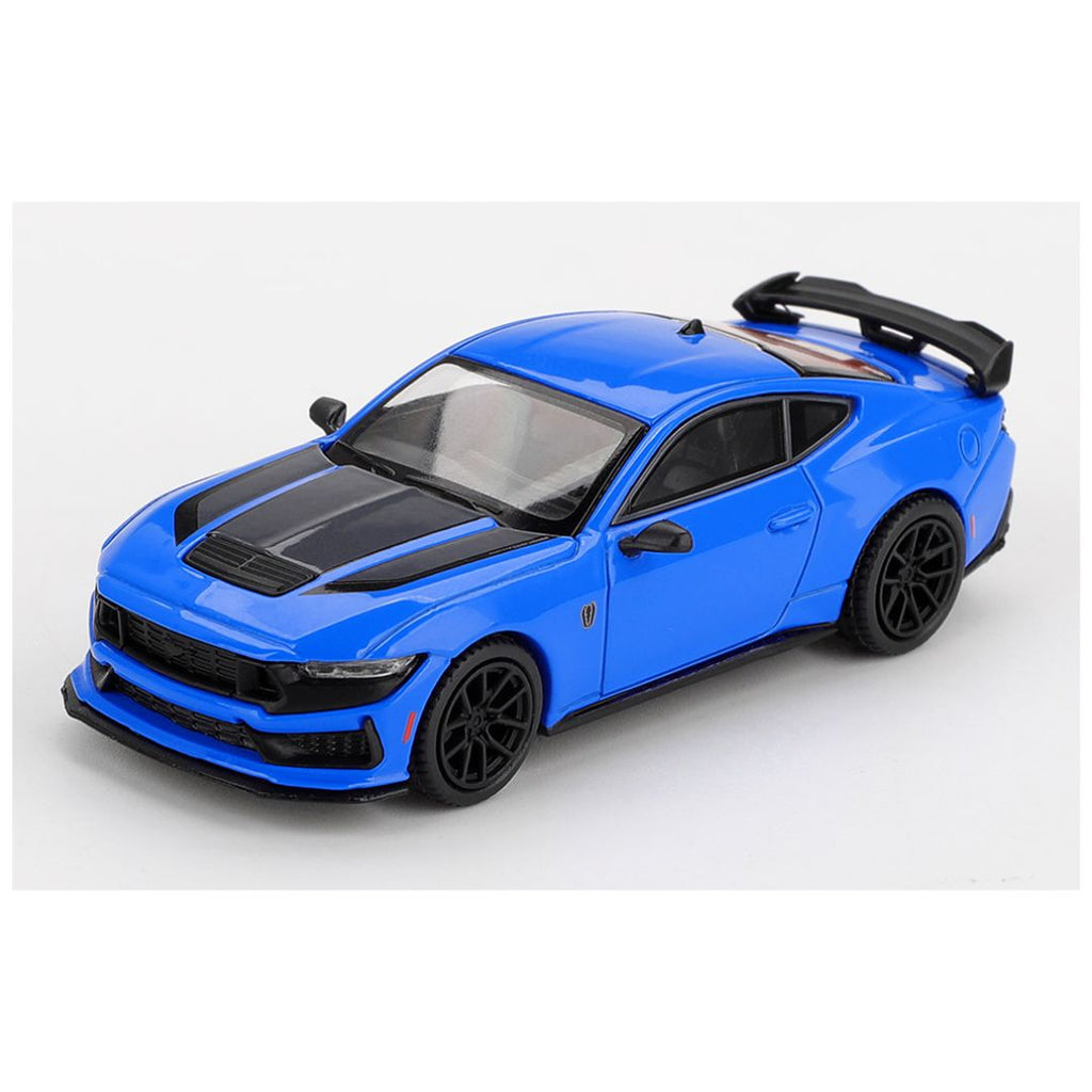 Mini GT #1141: Ford Mustang Dark Horse 2024 Grabber Blue