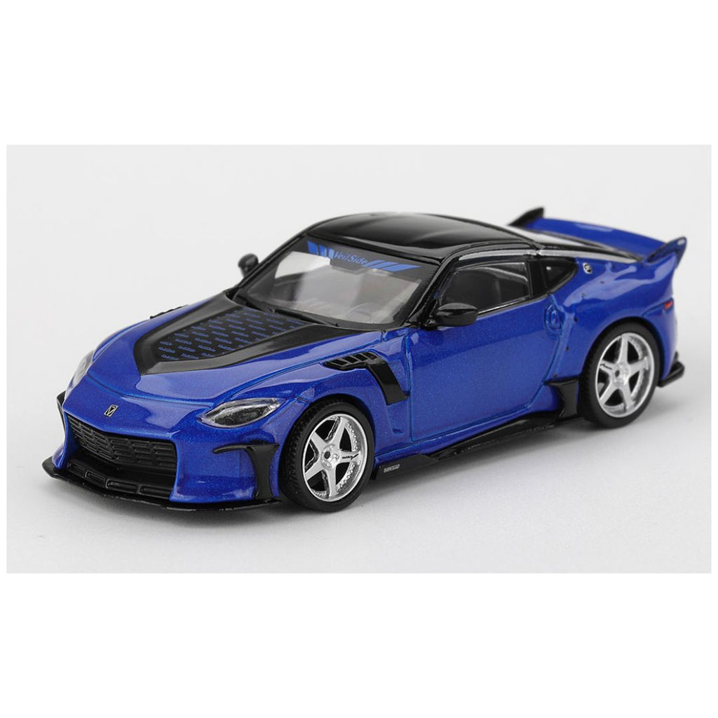 Mini GT #1167: Nissan Z VeilSide FFZ400 Seiran Blue