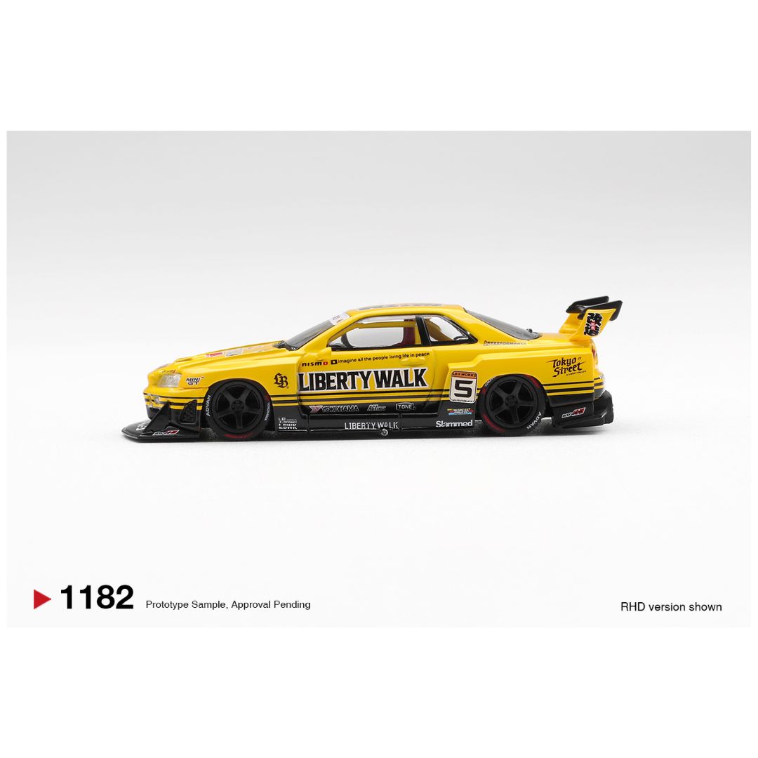 Mini GT #1182: Nissan LB-ER34 Super Silhouette SKYLINE Sport