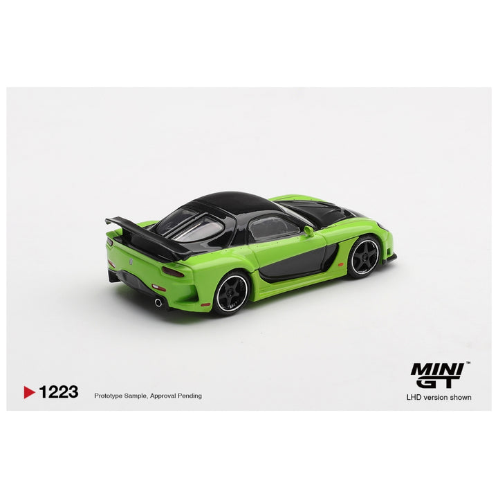 Mini GT #1223: Mazda RX-7 VeilSide Fortune7 Green – Krazy Caterpillar