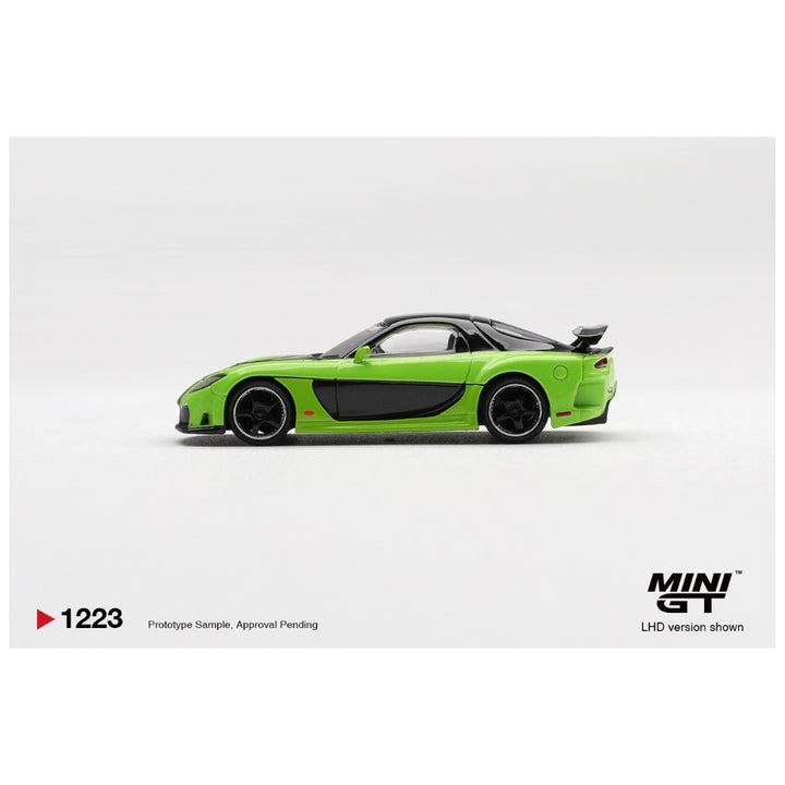 オプションミニカーコレクション　マツダＲＸ－７　希少シークレット＋グリーン　FD Mini GT Blister #1223: Mazda RX-7 VeilSide Fortune7 Green – Krazy