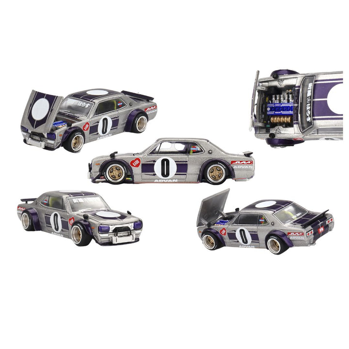 Skyline 2000GT-R Kaido Works 1/64 MDX限定品 Mini GT #165: Nissan Skyline 2000GT-R (KPGC10) Kaido Works V1 1:64