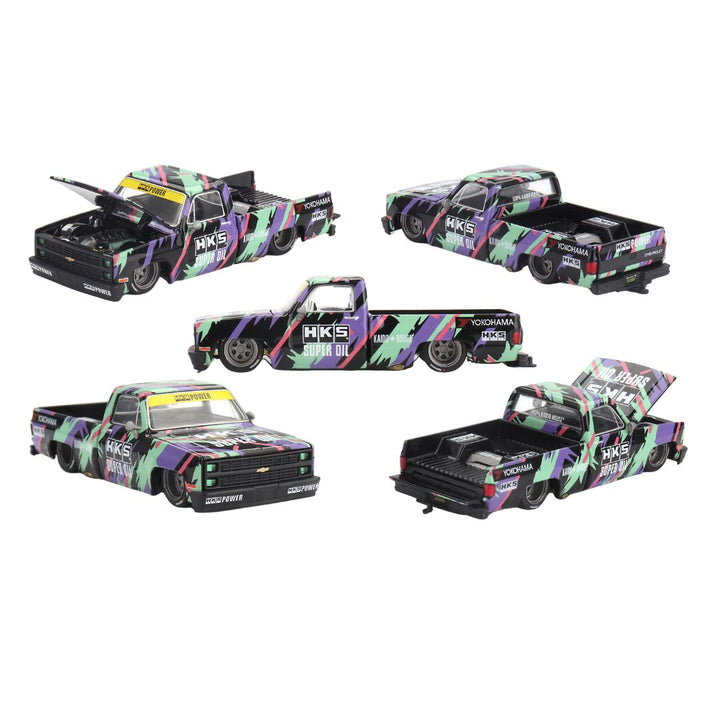 mini gt KAIDO Chevrolet Silverado　チェイス Mini-GT-_174-Kaido-House-