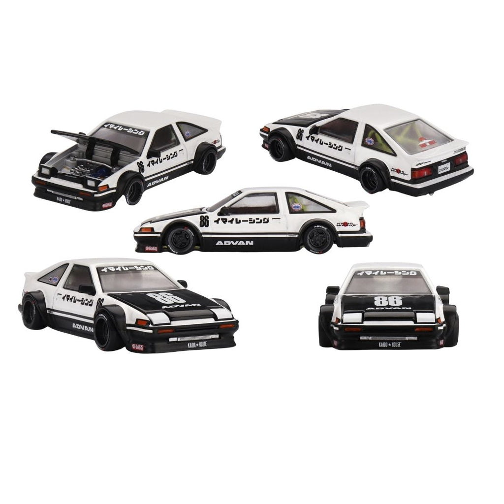 ミニカー Toyota Sprinter Trueno DGK X KAIDO HOUSE Mini GT Kaido House #180: Toyota AE86 Sprinter Trueno Kaido Street