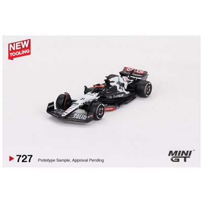 Mini GT #727: AlphaTauri AT04 #21 Nyck de Vries 2023 F1 2023 Australian GP 1:64