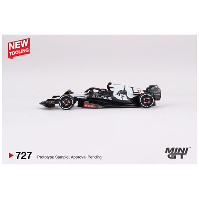 Mini GT #727: AlphaTauri AT04 #21 Nyck de Vries 2023 F1 2023 Australian GP 1:64