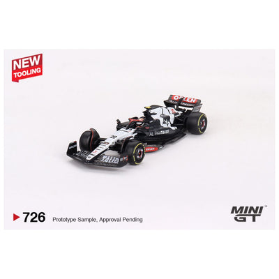 Mini GT #726: AlphaTauri AT04 #22 Yuki Tsunoda 2023 F1 2023 Australian GP 1:64