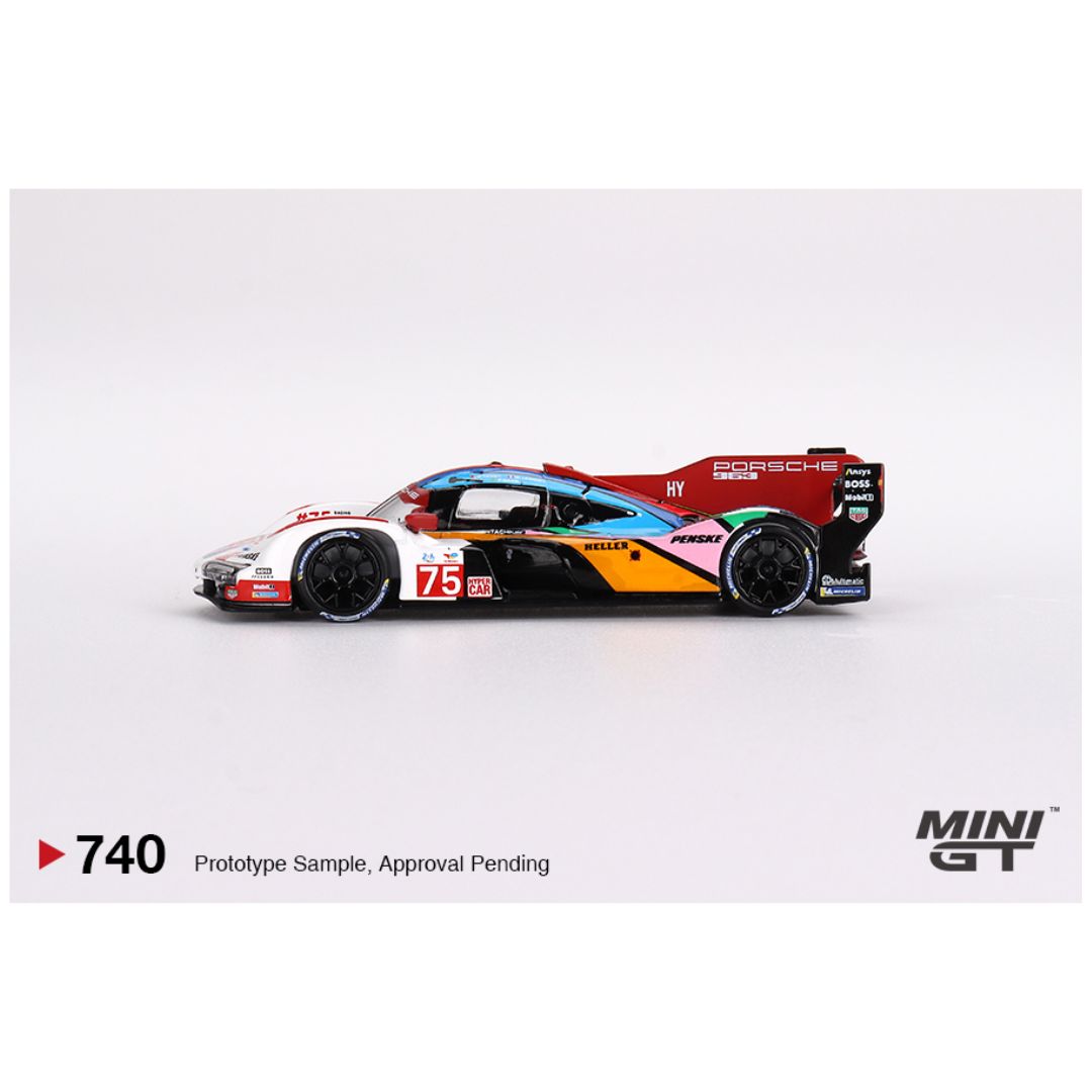 Mini GT #740: Porsche 963 #75 Porsche Penske Motorsport 2023 24 Hrs of Le Mans