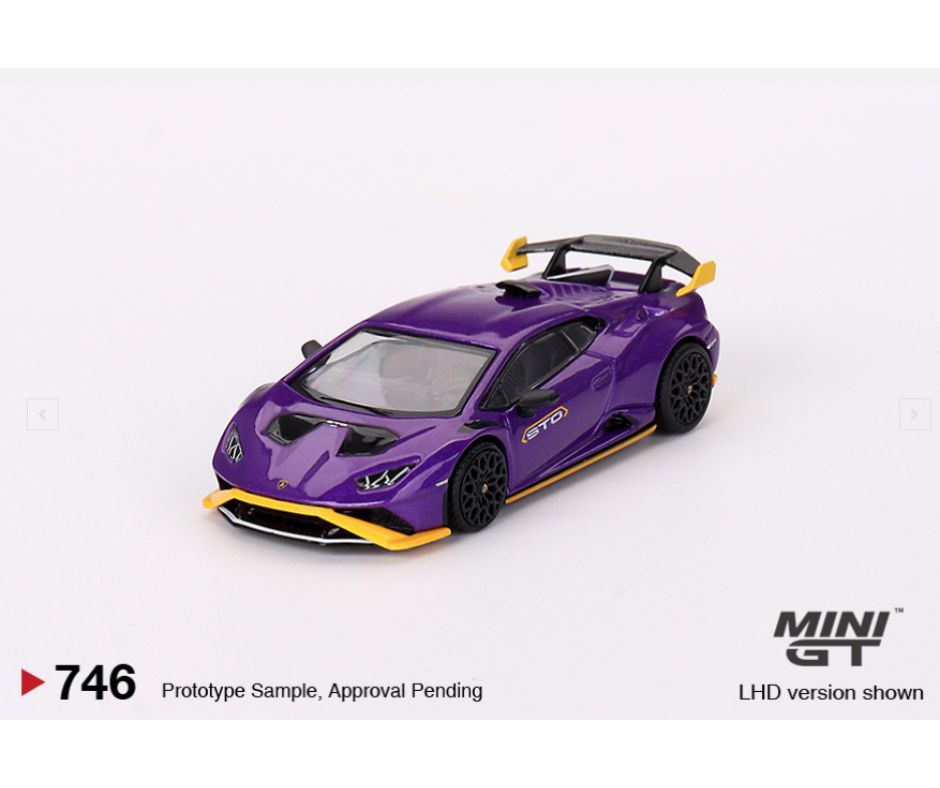 Mini GT #746: Lamborghini Huracán STO Viola Pasifae