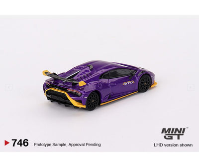 Mini GT #746: Lamborghini Huracán STO Viola Pasifae