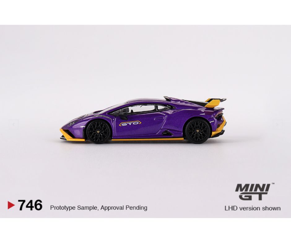 Mini GT #746: Lamborghini Huracán STO Viola Pasifae