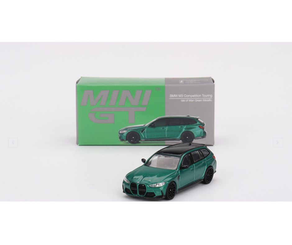 Mini GT #764: BMW M3 Competition Touring Isle of Man Green Metallic