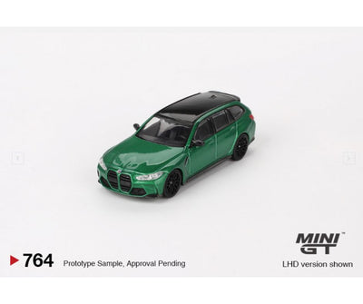 Mini GT #764: BMW M3 Competition Touring Isle of Man Green Metallic