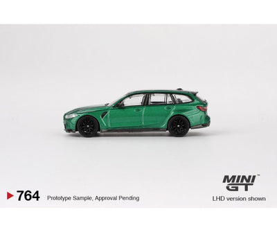 Mini GT #764: BMW M3 Competition Touring Isle of Man Green Metallic