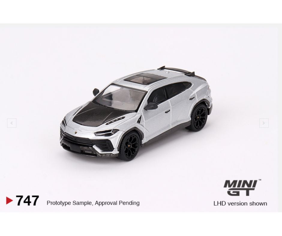 Mini GT #747: Lamborghini Urus Performante Grigio Nimbus – Krazy