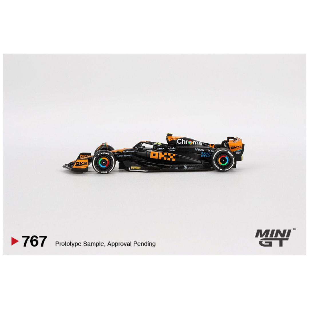 Mini GT #767: McLaren MCL60 #4 Lando Norris 2023 F1 2023 Japanese GP 2nd Place