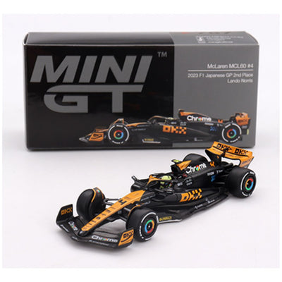 Mini GT #767: McLaren MCL60 #4 Lando Norris 2023 F1 2023 Japanese GP 2nd Place
