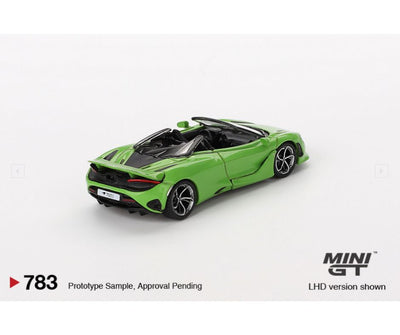 Mini GT #783: McLaren 750S Spider Mantis Green