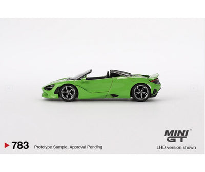 Mini GT #783: McLaren 750S Spider Mantis Green