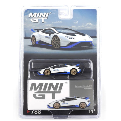 Mini GT #788 BL: Lamborghini Huracán STO Bianco Asopo
