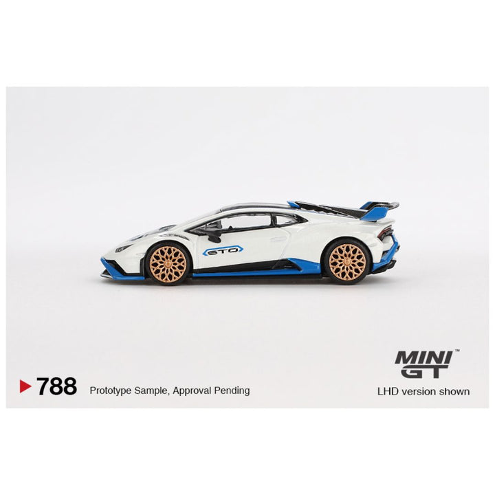 Mini GT #788 BL: Lamborghini Huracán STO Bianco Asopo – Krazy