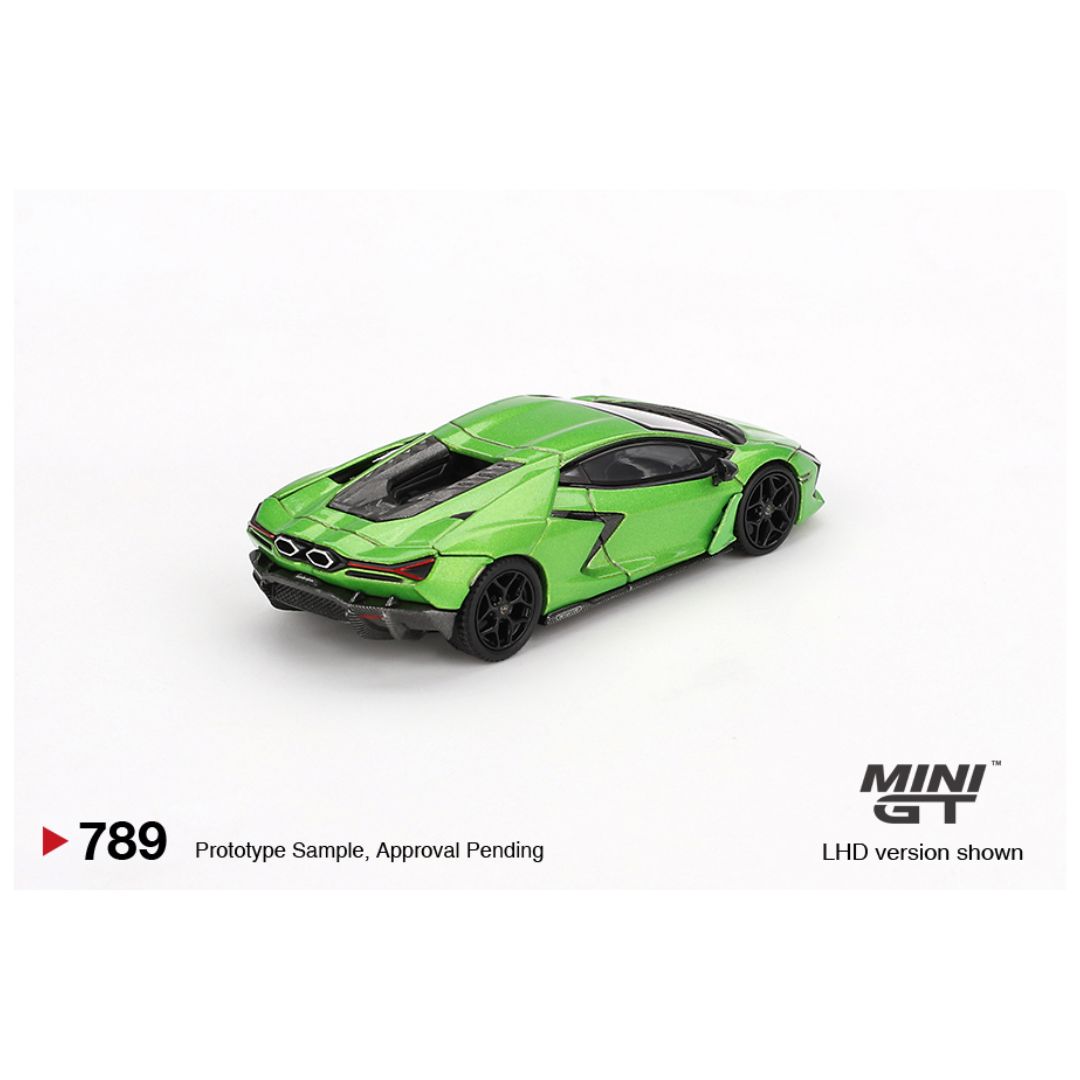 Mini GT #789: Lamborghini Revuelto Verde Selvans