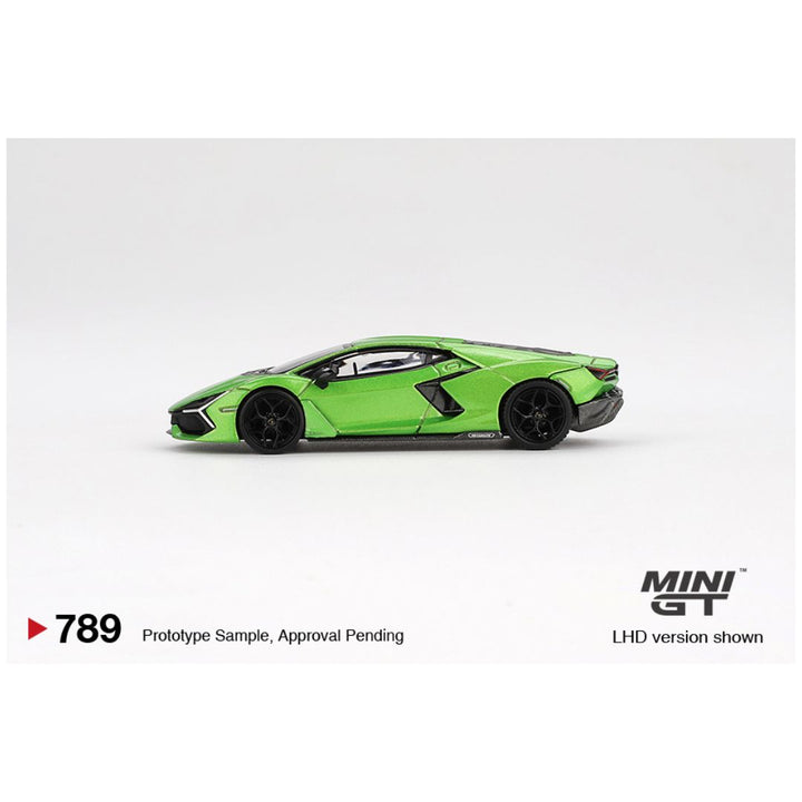 Mini GT #789: Lamborghini Revuelto Verde Selvans – Krazy Caterpillar