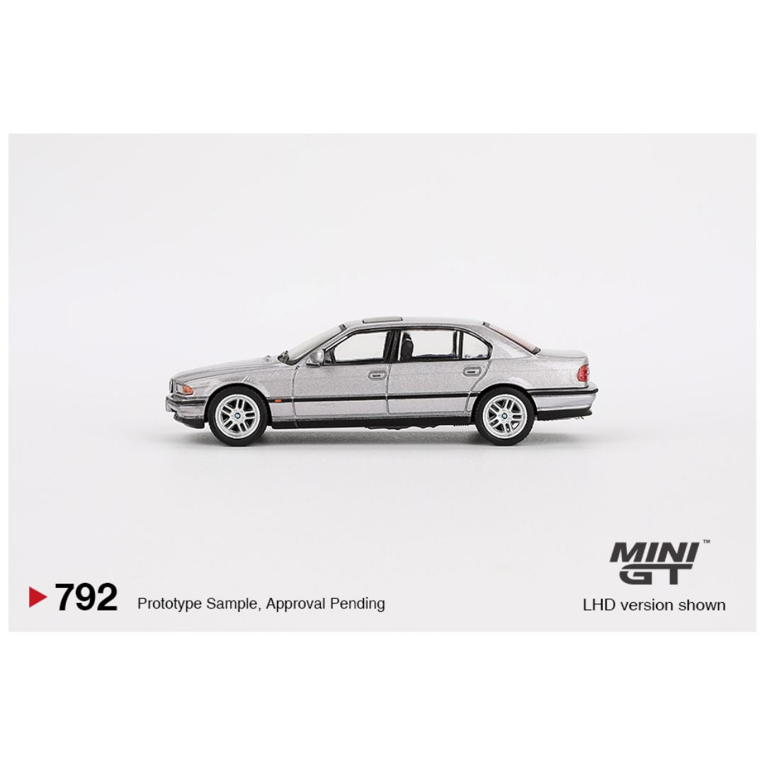 Mini GT #792: BMW 750IL Aspen Silver Metallic – Krazy Caterpillar