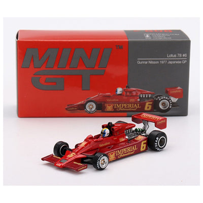 Mini GT #808: Lotus 78 #6 Gunnar Nilsson 1977 Japanese GP